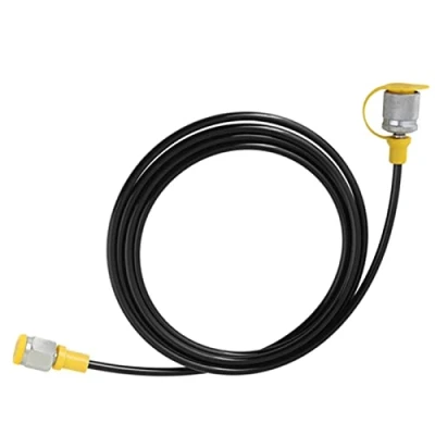 Image of Garosa Hydraulic Pressure Test Hose, 2.0m/6FT (M16*2 1/4BSP) High Strength Fiber Reinforced Hose Point Coupling Measuring