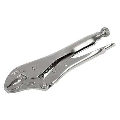 Image of Sealey Ak6821 Locking Pliers Curved Jaws 230Mm 0 45Mm Capacity