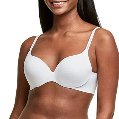 Image of Maidenform Women&#039;s Comfort Devotion Full Coverage Underwire Bra, White, 34B