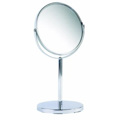 Image of Sabichi 68873 Standing Chrome Plated Bathroom Mirror Silver