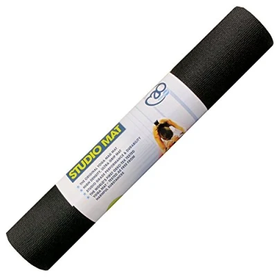 Image of Yoga Mad Warrior II Mat 183cm x 61cm 4mm Non Slip Lightweight Exercise Perfect for Pilates, Yoga, Stretching, Home Workouts and General Fitness