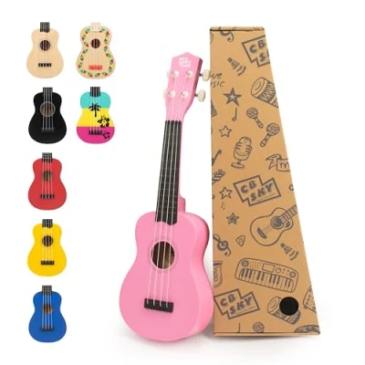 Image of CB SKY 21 (53cm) Soprano Ukulele for Kids/Beginner Pink