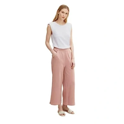 Image of TOM TAILOR Ladie&#039;s 1032045 Culotte Fabric Pants, 29515 Nude Rose, 38W / 28L