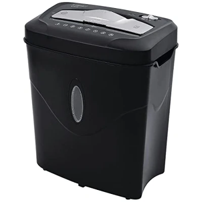 Image of Q Connect Cross Cut Paper Shredder Q10CC2, Black