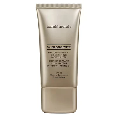 Image of bareMinerals Skinlongevity Phyto Vitamin C Brightening Moisturiser Mineral SPF30 50ml