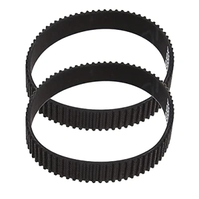Image of Planer Toothed Drive Belts HTD 3M 225 12mm Synchronous Belt Black Rubber Closed Loop Timing Pulley 2604736001 2Pcs