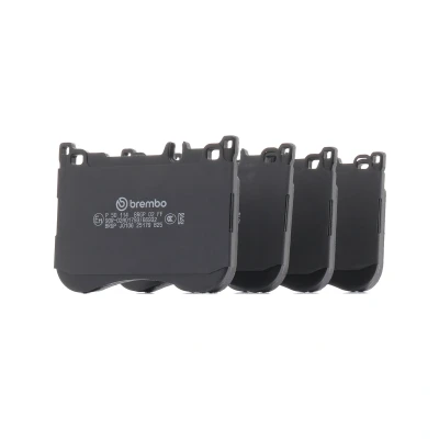 Image of 0004201006, 0054206420, 0064200820, 0064208820, A0004201006 Brake pad set BREMBO P 50 114 prepared for wear indicator without accessories