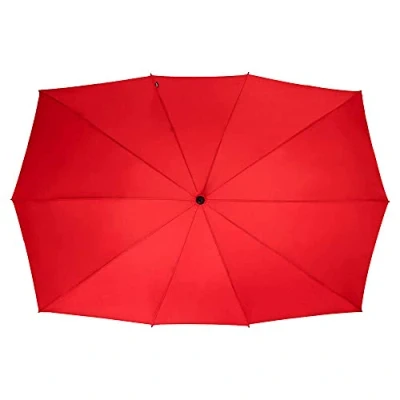 Image of VON LILIENFELD® Umbrella Large Men Women 2 Persons Maxi red
