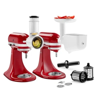 Image of KitchenAid Gourmet Mixer Attachment Set 5ksm2fppc White