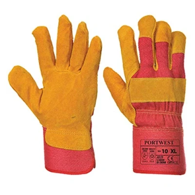 Image of Portwest Fleece Lined Rigger Glove, Size: XL, Colour: Red, A225RERXL