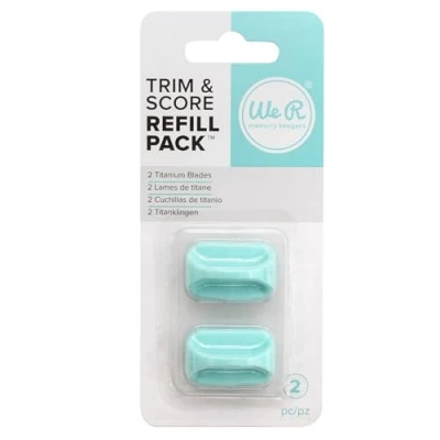 Image of We R Memory Keepers Trimmer &amp; Mat Trim and Score Refill Blades (2 Piece), Paper, Original Version