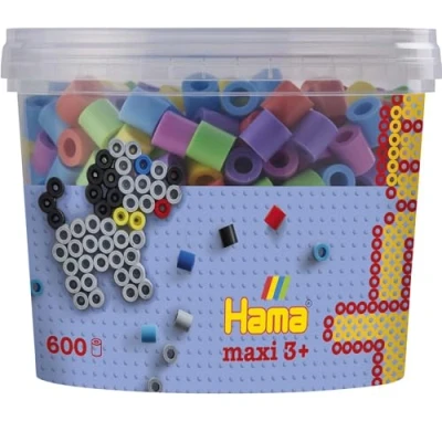 Image of Hama 10.8571 Maxi Beads in tub, Mixed, Klein