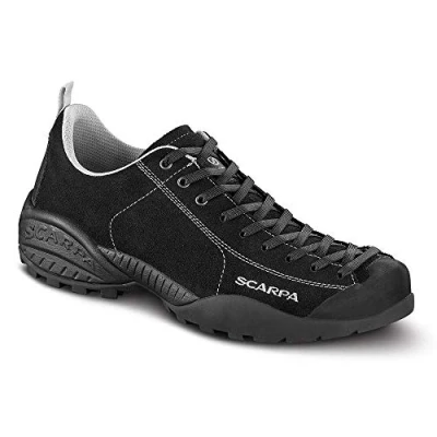 Image of Scarpa Mojito Unisex Hiking shoes, Size: 6 2/3, Black Leather