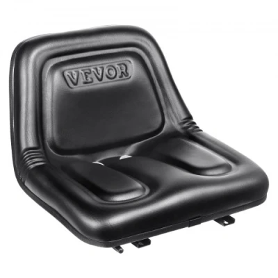 Image of VEVOR Universal Tracor Seat, Lawn Mower Seat with Micro Switch and Drainage Holes, 6.3 13.4 inch Extended Slot Tractor for Loader Excavator