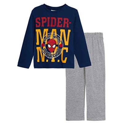 Image of Marvel Spiderman Pyjamas NYC Navy 3 Years