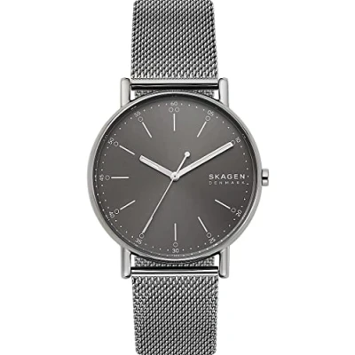 Image of Skagen Signatur Watch, Men&#039;s, Size: One Size, Gray