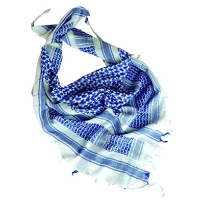 Image of Mil Tec Mode Scarf 12617000 Fashion White/Blue One Size