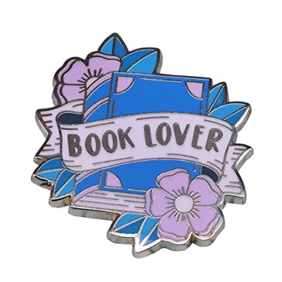 Image of Books for Everyone Badge Creative Brooch Coat Bag Hat Jeans DIY Decoration Lover Book Themed Enamel Pin Gift Lovers Readers Students Bibliophiles