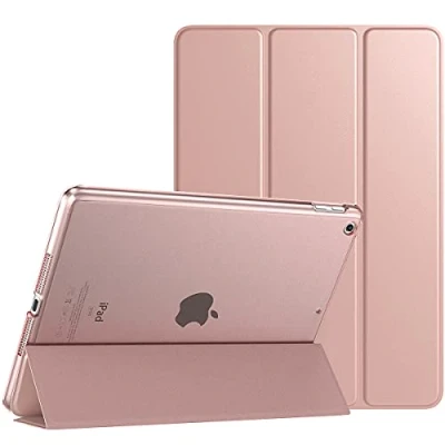 Image of TiMOVO for iPad 10.2 Case 9th Generation 2021/ 8th 2020/ 7th 2019 Case,Slim Translucent Hard PC Protective Smart Cover with Stand Inch, Rose Gold