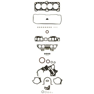 Image of 2091032B00, 2091032B01 Full Gasket Set, engine AJUSA 50173800 with cylinder head gasket, valve stem seals FIBERMAX HYUNDAI: H 1 / i800 Travel