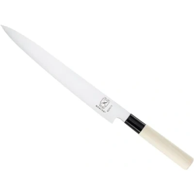 Image of Mercer Culinary Asian Collection Knives 10 inch Yanagi Sashimi Knife Wooden Handle