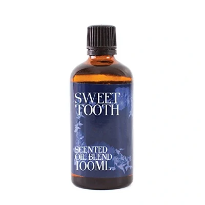 Image of Mystix London Sweet Tooth Scented Oil Blend 100ml Luscious Orange &amp; Lemon Candy Aroma Aromatherapy