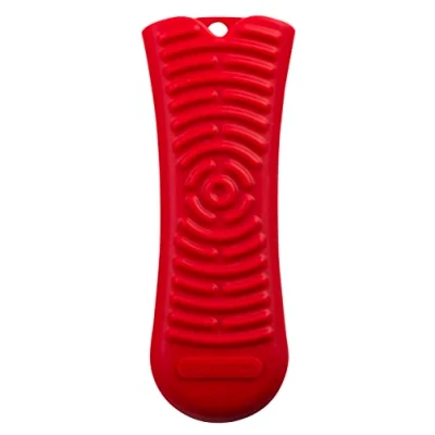 Image of LE CREUSET FB420S 67 Handle Sleeve, Silicone, Cherry