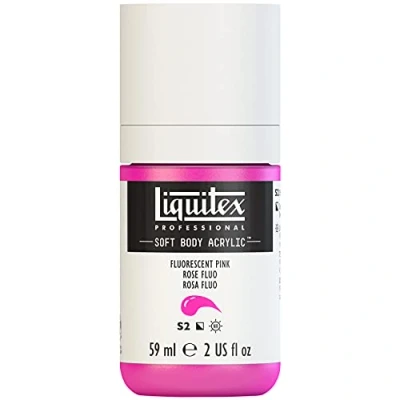 Image of Liquitex Acrylic Paint, Pink Fluo, 59 ml (Pack of 1)