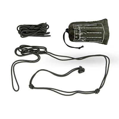 Image of Ticket to the Moon Fair Trade, Handmade &amp; durable Nautical Ropes for Hammock Installation &lt; 1 min, Pre Knotted, 2 PCS x 2.4m 5mm, 230g, In and Outdoor, 10Y. Warranty, Tested Quality