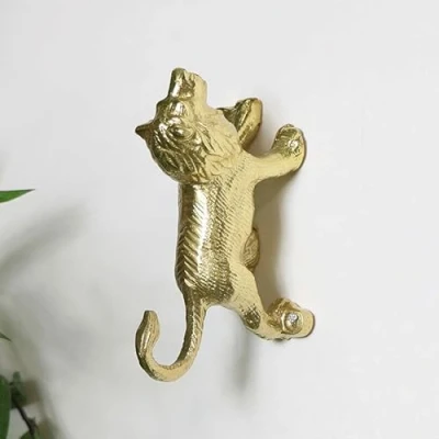 Image of Melody Maison Gold Lion Wall Hook