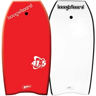Image of Boogie®Board 41.5 with Leash Lightweight Premium Body Board Phuzion Core, HDPE Slick Bottom Great Surfing for Kids Teens and Adults
