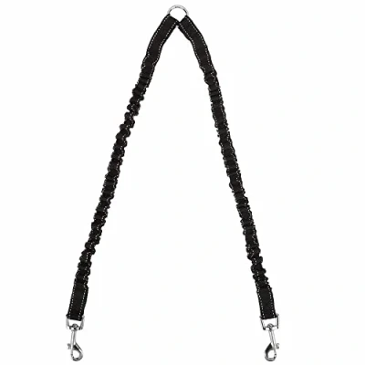 Image of STGOOD No Tangle Pet Reflective Leash, Double Dog Adjustable Leash Coupler Walker Training for Small Medium Two Dogs Splitter