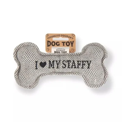 Image of History &amp; Heraldry Squeaky Dog Toy (I my Staffy)