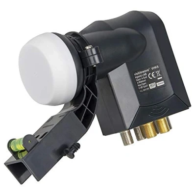 Image of Hybrid 6 Output WIDEBAND LNB with CLAMP Aerial/Satellite Equipment, 1 X Qty VHK6