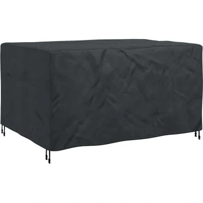 Image of vidaXL Outdoor Furniture Cover Black 180 x 140 90 cm 600D