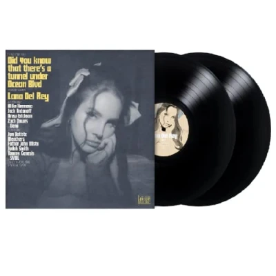 Image of Lana Del Rey Did You Know That There&#039;s A Tunnel Under Ocean Blvd Black vinyl Sealed 2023 UK 2 LP set 4859191