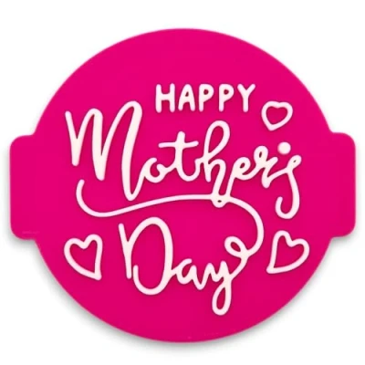 Image of Happy Mothers Day Embosser/Stamp for Fondant, Icing, Cupcake, Cake, Decoration