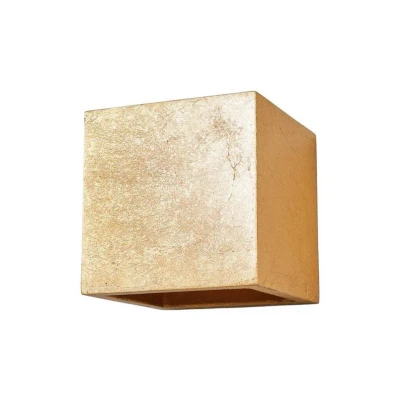 Image of Lindby wall light Yade, 11 cm, gold coloured, plaster, G9