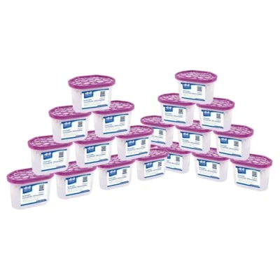 Image of Harbour Housewares Interior Dehumidifiers 500ml Lavender 20x Scented Home Wardrobe Anti Mould Damp Condensation Absorber Moisture Trap Air Freshener