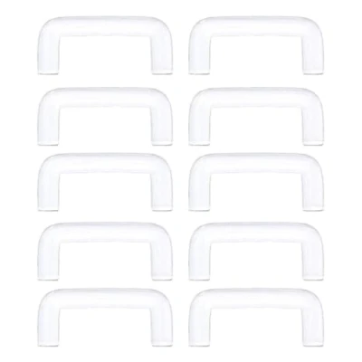 Image of Zktfyshk Fashion Jewelry, 10pcs Septum Rings Retainers U Shaped Piercing Hider Flexible Acrylic Nose Retainer Body Jewelry