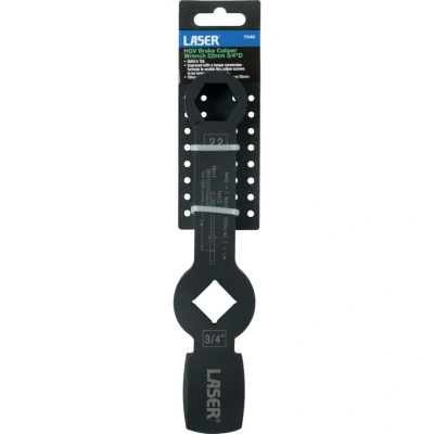 Image of Laser 7340 HGV Brake Caliper Wrench 22mm