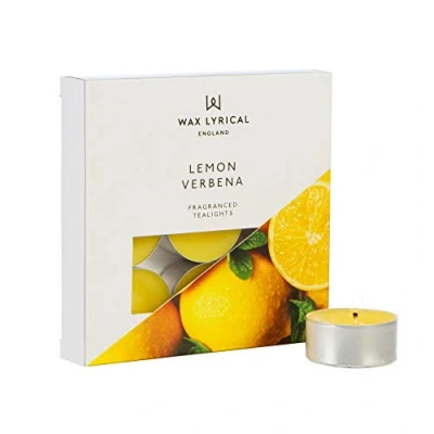 Image of Wax Lyrical Lemon Verbena Pack of 9 Tealights