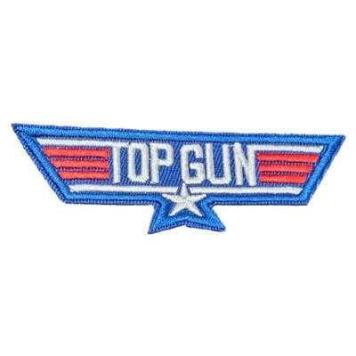 Image of Fat catz copy U.S. Air Forces Top Gun TopGun Embroidered Patch Badge Iron or Sew on 8cm x 3cm