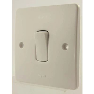 Image of Legrand Synergy 7300 01 10a 1 Gang 2 Way Plate Switch
