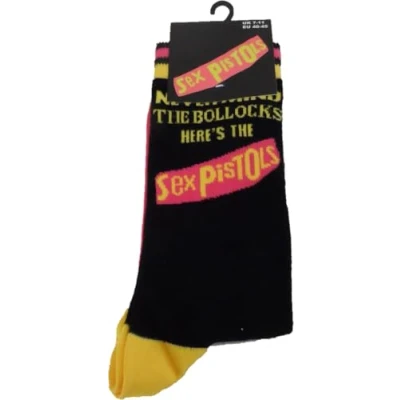 Image of Mazeys Mens Classic Officially Licensed Rock Socks… (Black NMTB)