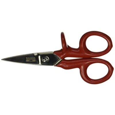 Image of Bahco SC127V Electrician Scissor, Silver/Red, 130 mm