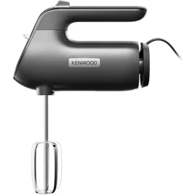 Image of Kenwood QuickMix+ HMP50.000BK, Hand Mixer with Variable Speed and Pulse Function, Stainless Steel Beaters Included, for Baking Silent Motor, 650W, Black
