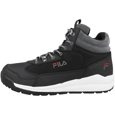 Image of FILA Alpha mid men Men’s Boot, black (Black/Castle Rock), 8 UK