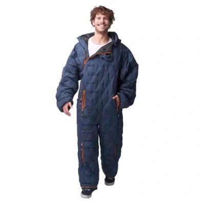 Image of Selk&#039;bag Pro Wearable Sleeping Bag I Outdoor and Indoor for Camping, RV Trips, Travelling, Hammocks, Backpacking, Lounging (Navy Blue, Medium)