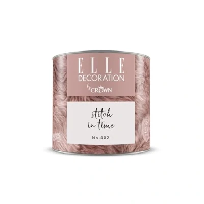 Image of ELLE Decoration Paint, Stitch In Time No.402 125ml Luxurious, Matt Emulsion Sample for Interior Walls and Ceilings